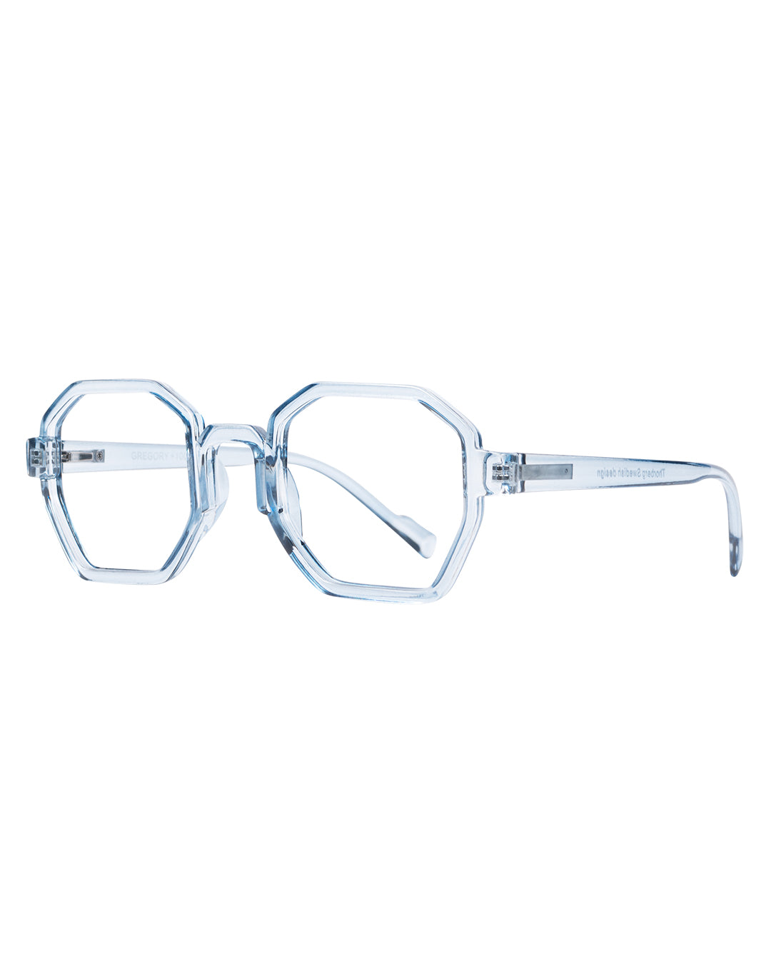 GREGORY transp blue-grey Reading Glasses få kvar