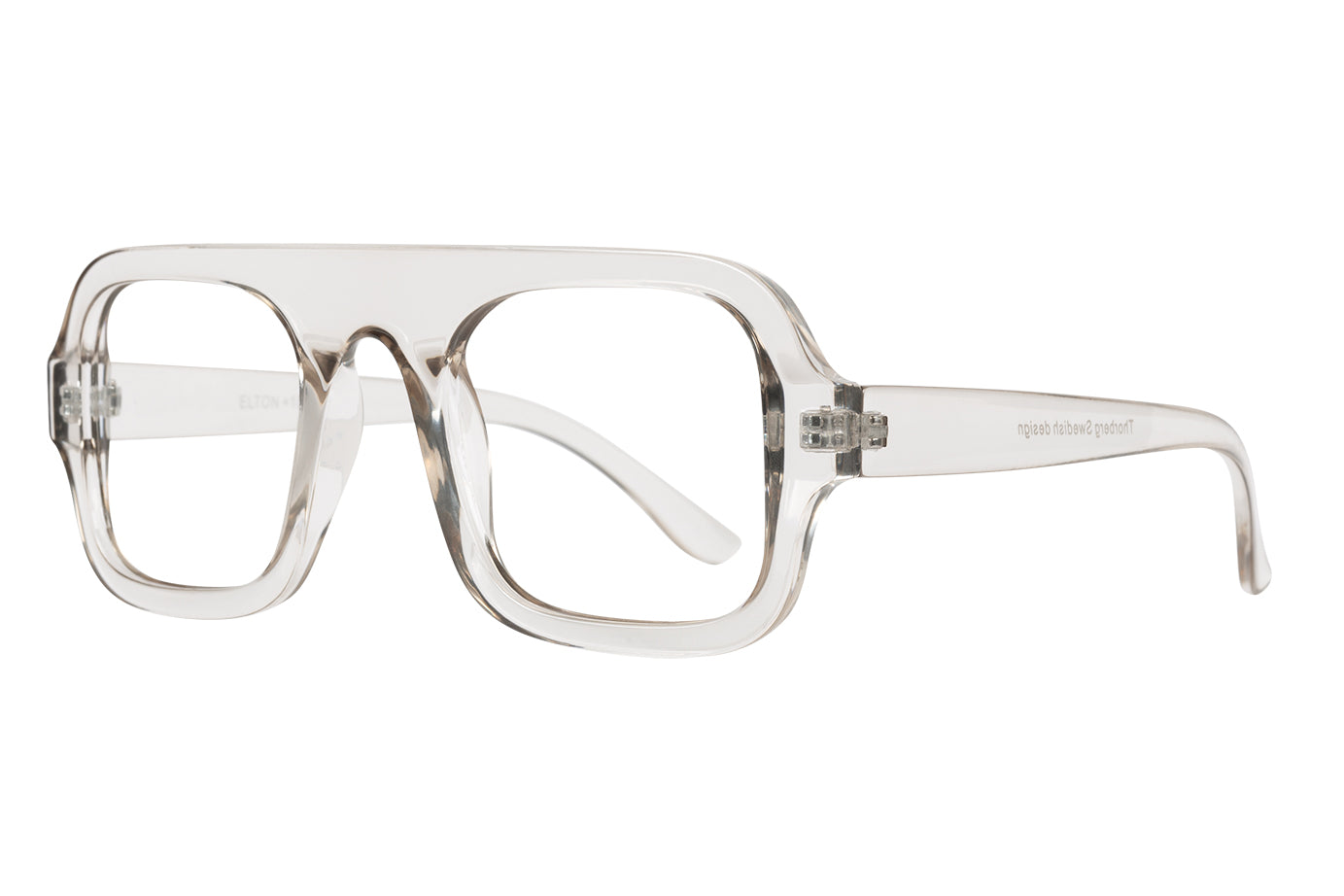 ELTON transp grey Reading Glasses