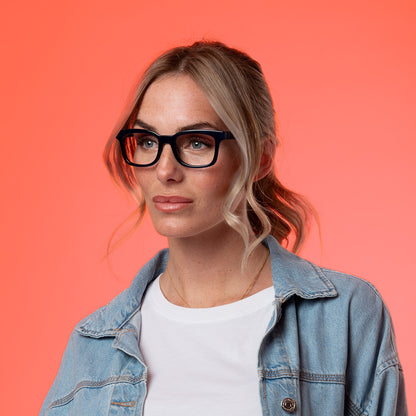 ANJA transp mole Reading Glasses. Favorit.