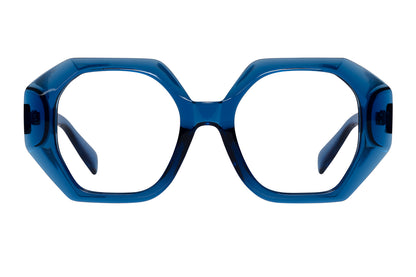 BLACHE transp. blue Reading glasses