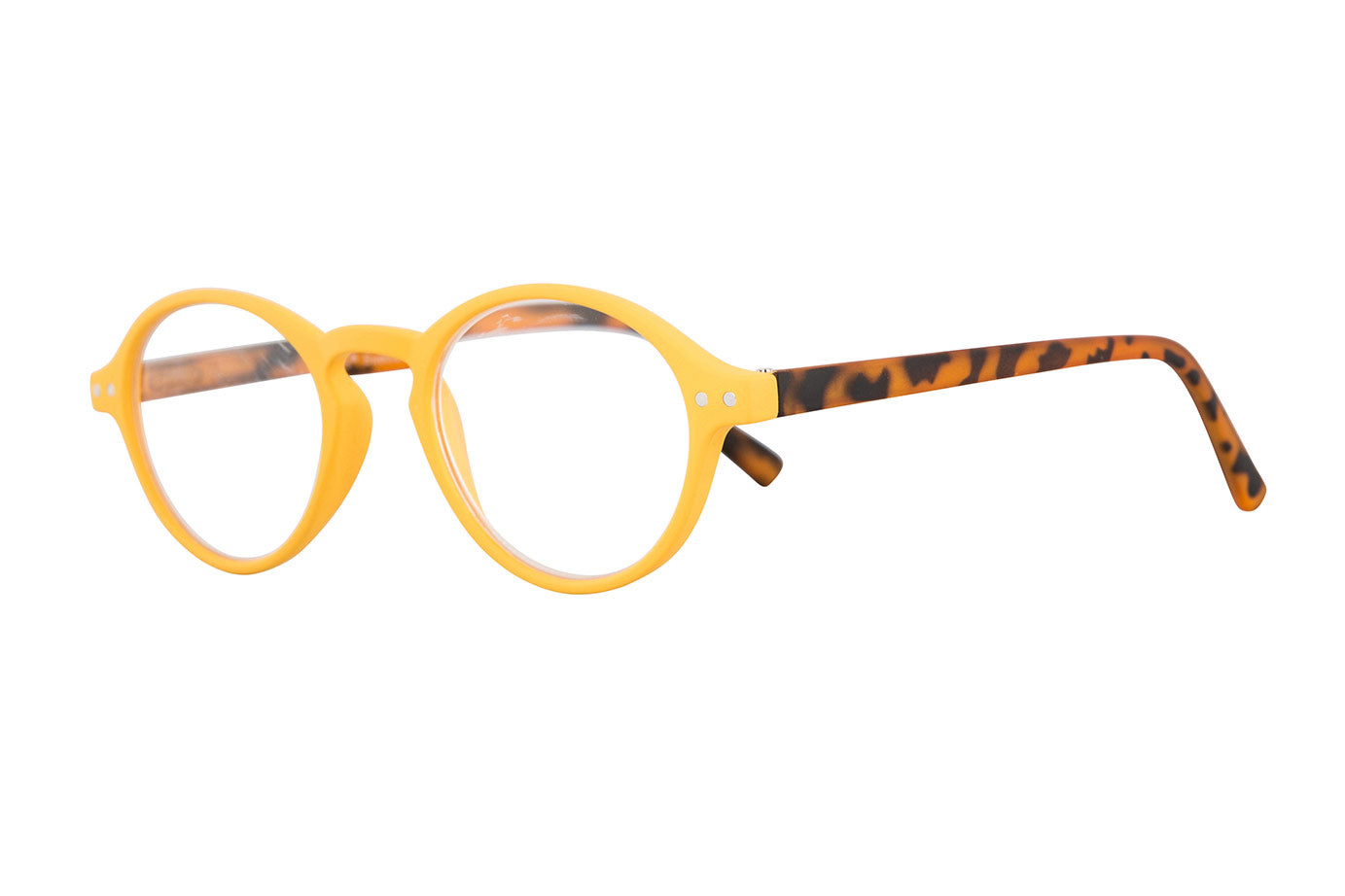 COPPER Yellow rubber Reading Glasses