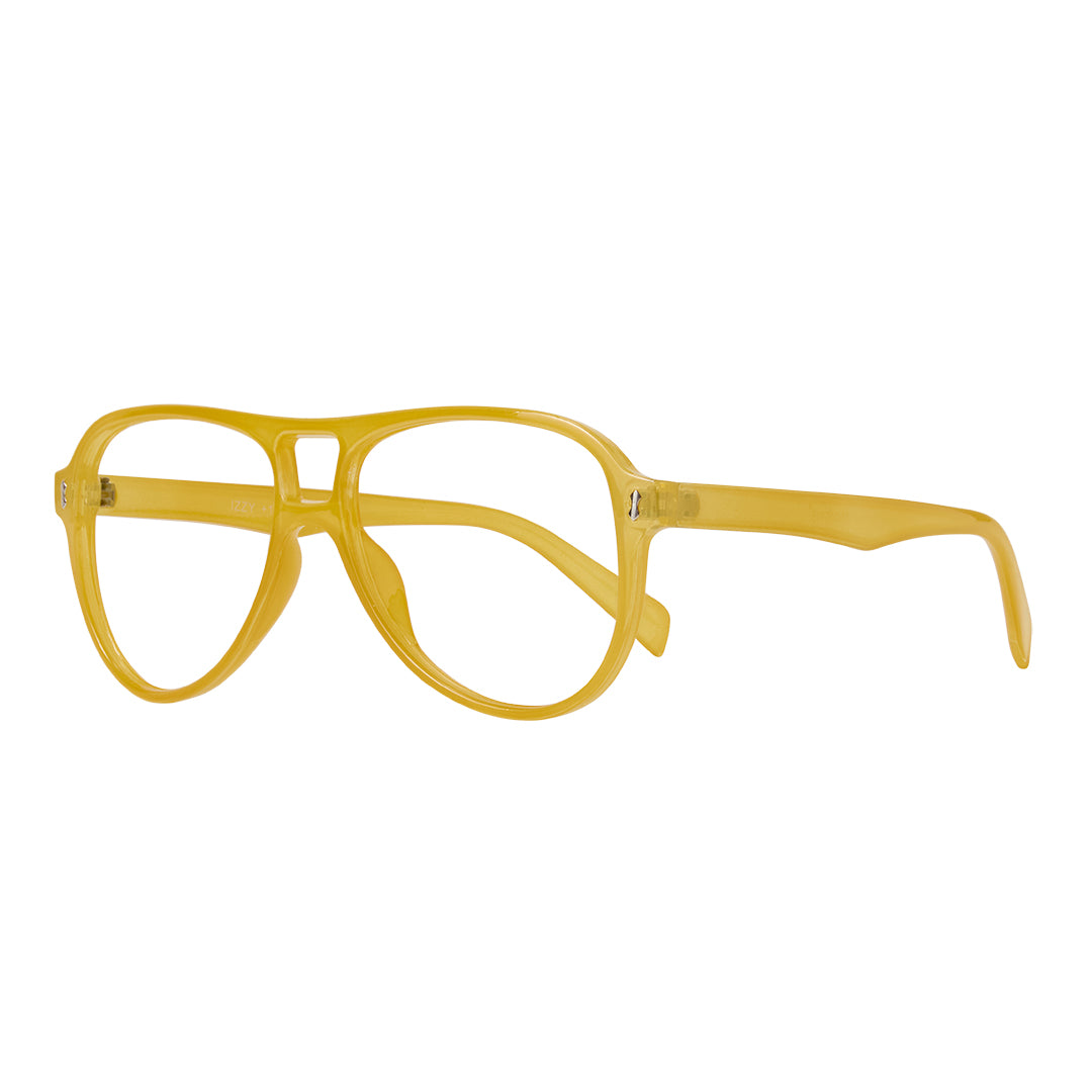 IZZY transp soft yellow Reading Glasses - NEW SS-25