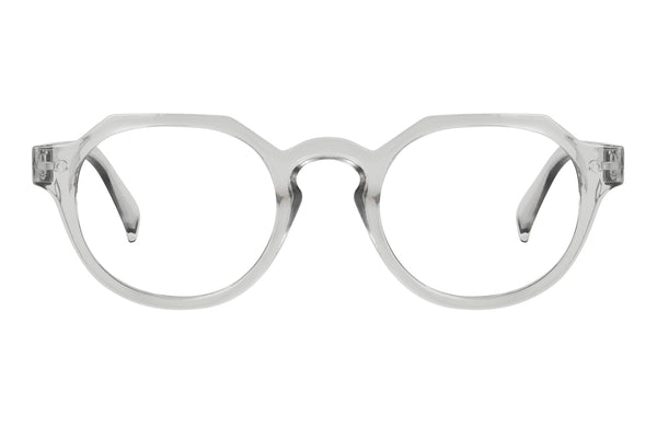 JACK transp grey Reading Glasses NEW AW-24