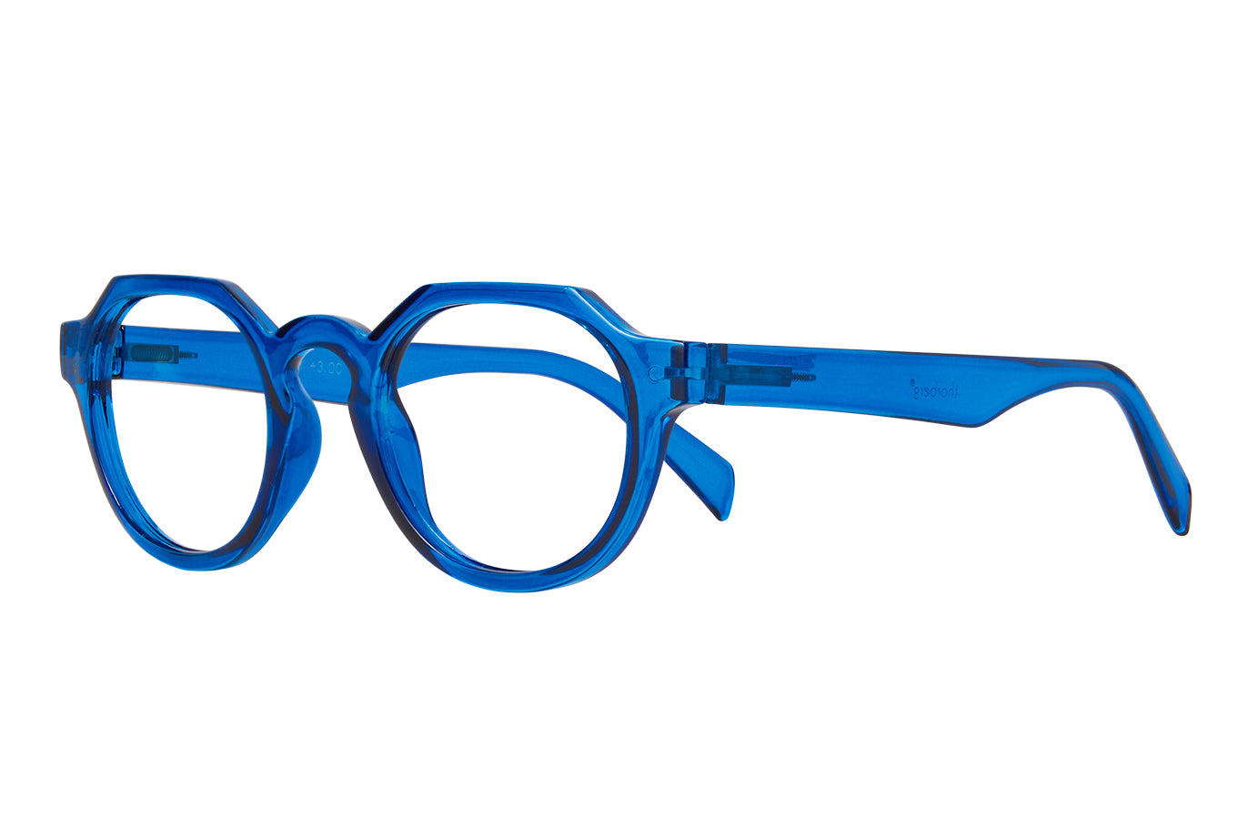 RICH transp blue Reading Glasses NEW SS25