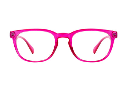 RINGSTED Transparent Cerise Reading Glasses