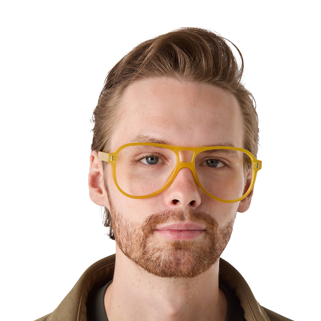 IZZY transp soft yellow Reading Glasses - NEW SS-25