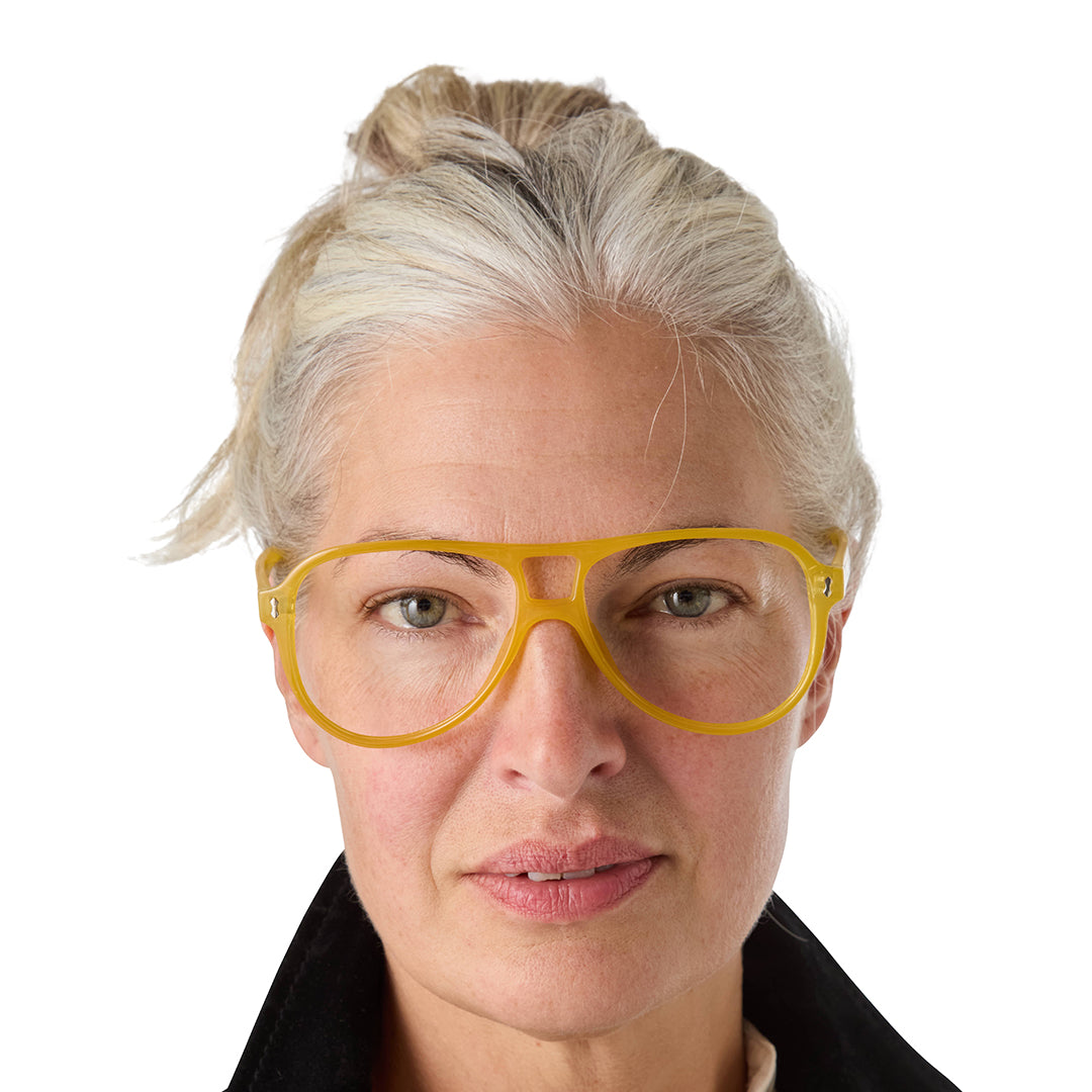 IZZY transp soft yellow Reading Glasses - NEW SS-25