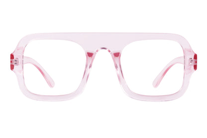 SIGGE transp. pink Reading Glasses