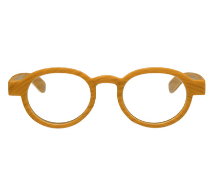 MOA yellow wood-look Reading Glasses 50% Rabatt. Fynd! Endast +1.5 i lager