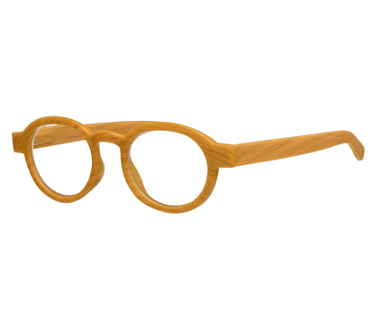 MOA yellow wood-look Reading Glasses 50% Rabatt. Fynd! Endast +1.5 i lager