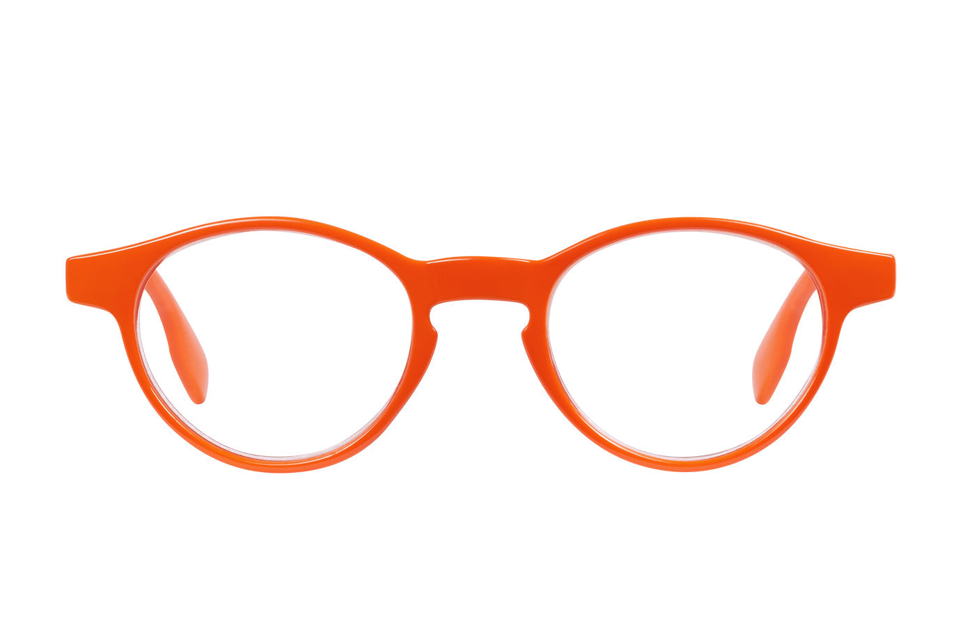 ANTON solid orange Reading Glasses