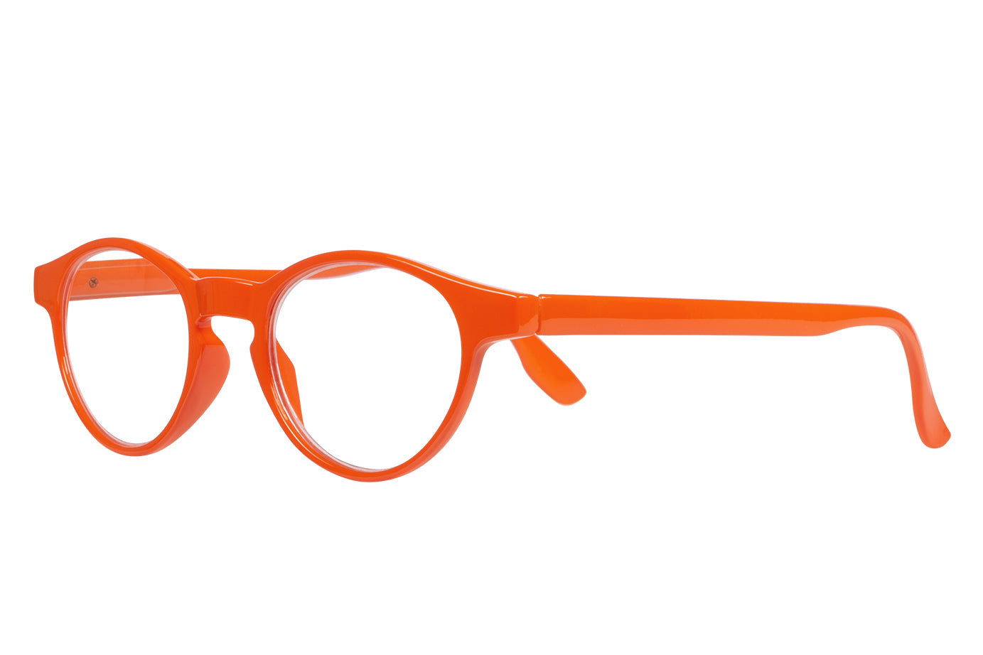 ANTON solid orange Reading Glasses