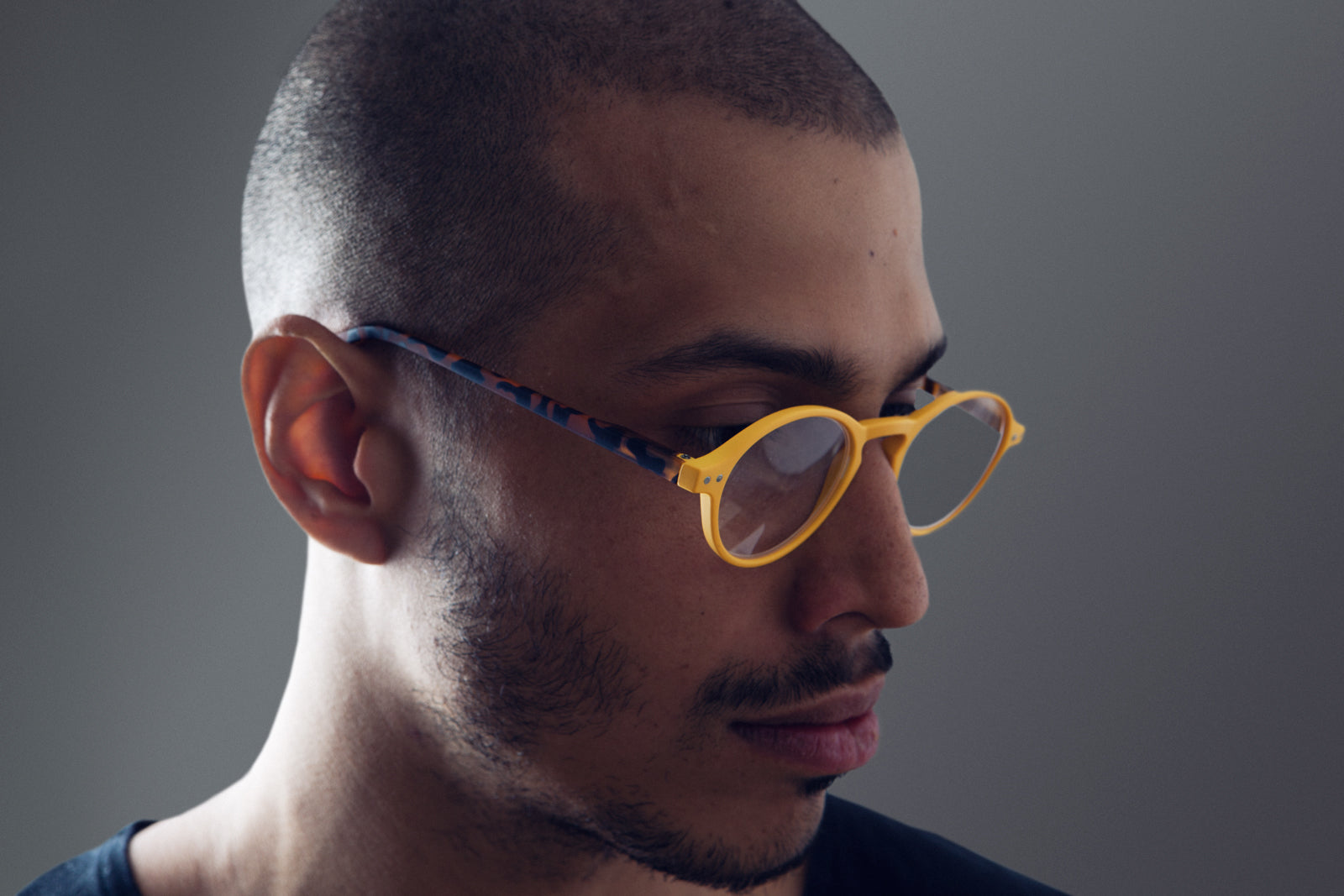 COPPER Yellow rubber Reading Glasses