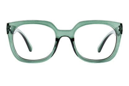 DALILIA transp grey-green Reading Glasses. ÅTER I LAGER!