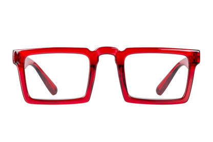 GIOVANNI Transp. red Reading Glasses. Få kvar i lager. De sista till 25% RABATT