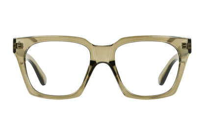 GRY transp olive Reading Glasses. Populär