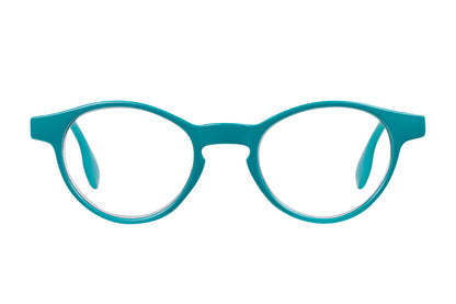 LEOPOLD solid turquoise Reading Glasses 25% RABATT