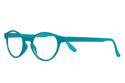 LEOPOLD solid turquoise Reading Glasses 25% RABATT