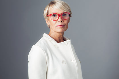 VILLE milky soft red/coral Reading Glasses POPULÄR - bra vardagsmodell.