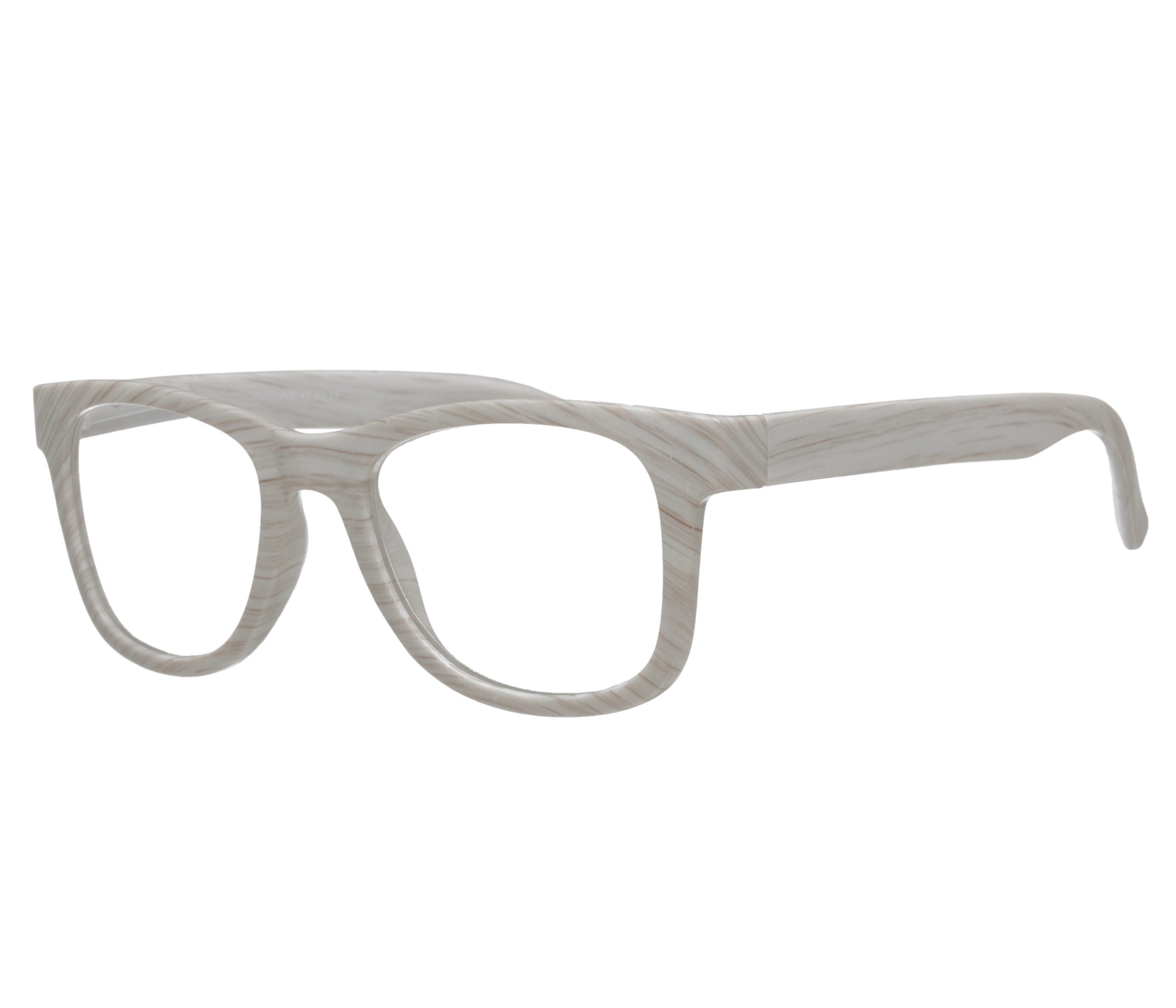 VIVIANNE l. grey wood look Reading Glasses 50% RABATT Få kvar i lager