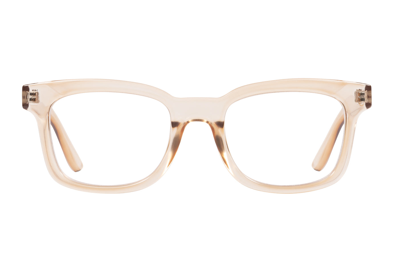 ZOE transp sand Reading Glasses