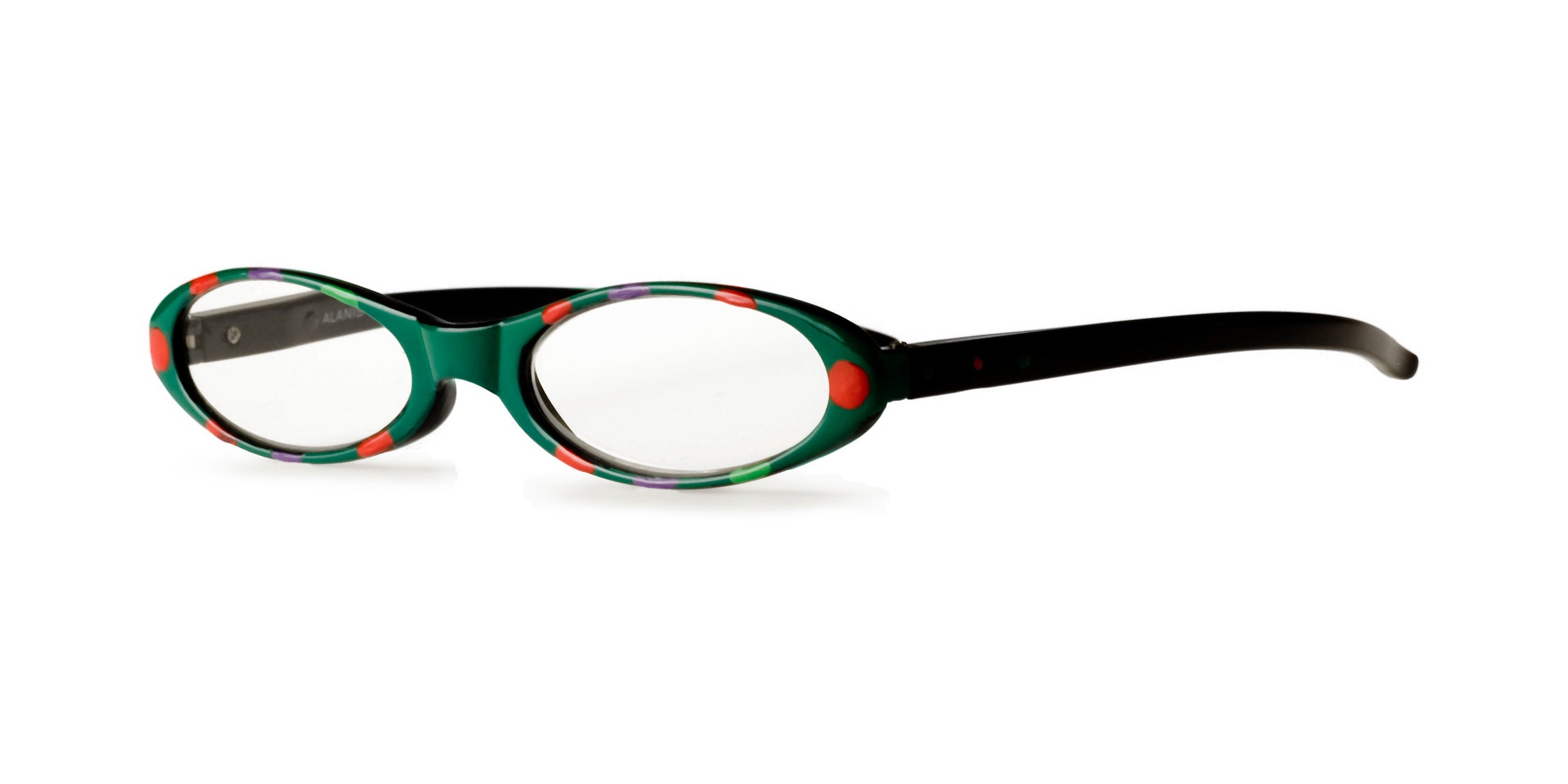 ALANIS green-multi dots Vintage Reading glasses 25% Rabatt