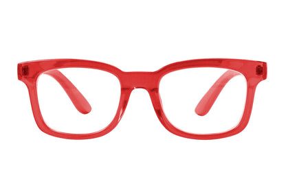 AMANDA coral transp Reading Glasses