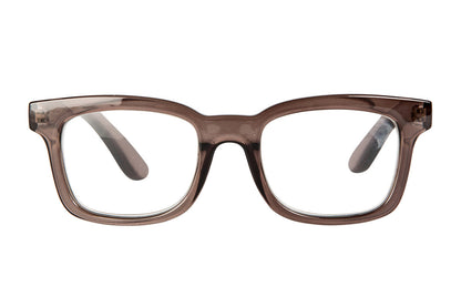 ABL-ANJA transp mule Blue light, terminal Reading Glasses.