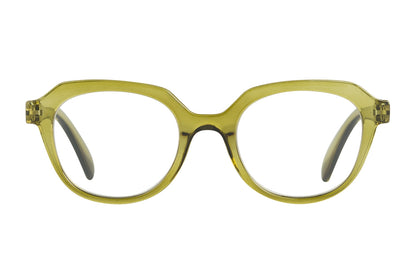 BITTE Transp. Olive Reading Glasses 25% RABATT