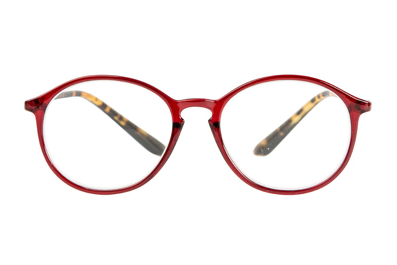 CARLO transp. bordeaux-demi brown Reading Glasses 35% RABATT, Få kvar i lager