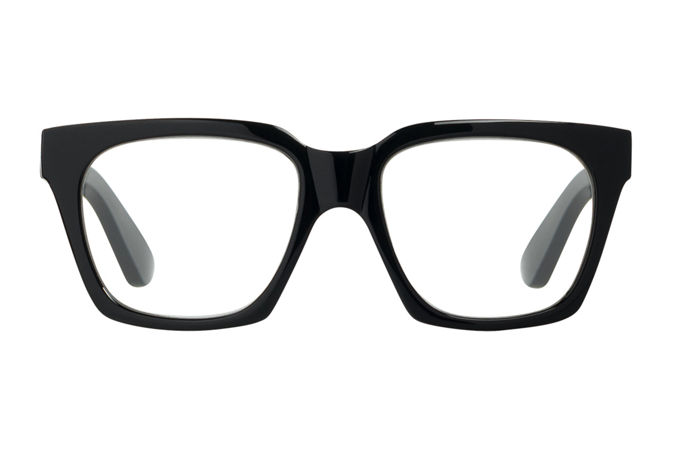 CINZA solid black Reading Glasses. Populär.