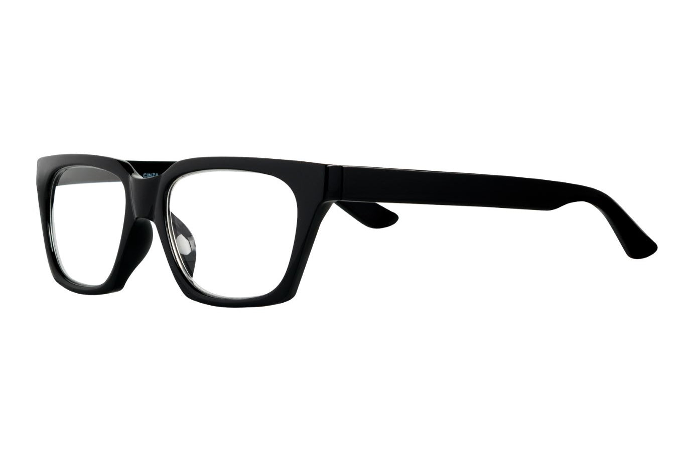 CINZA solid black Reading Glasses. Populär.