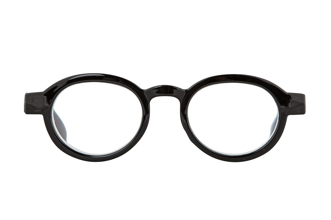 CLOE Solid Black Wood Reading Glasses