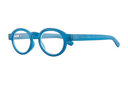 EMY Milky Blue Wood Reading Glasses