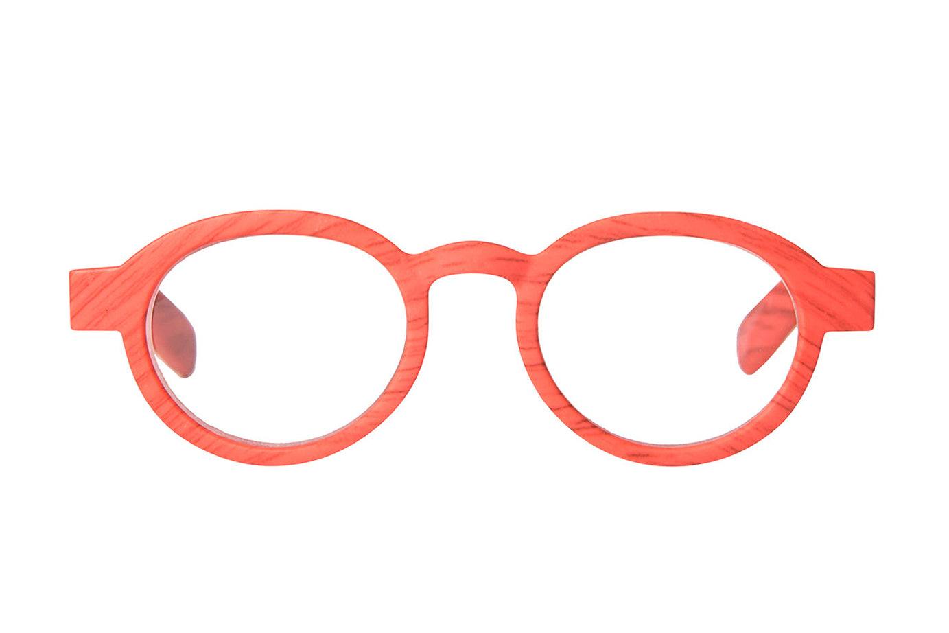 GABRIELLA Coral Wood-Look Reading Glasses