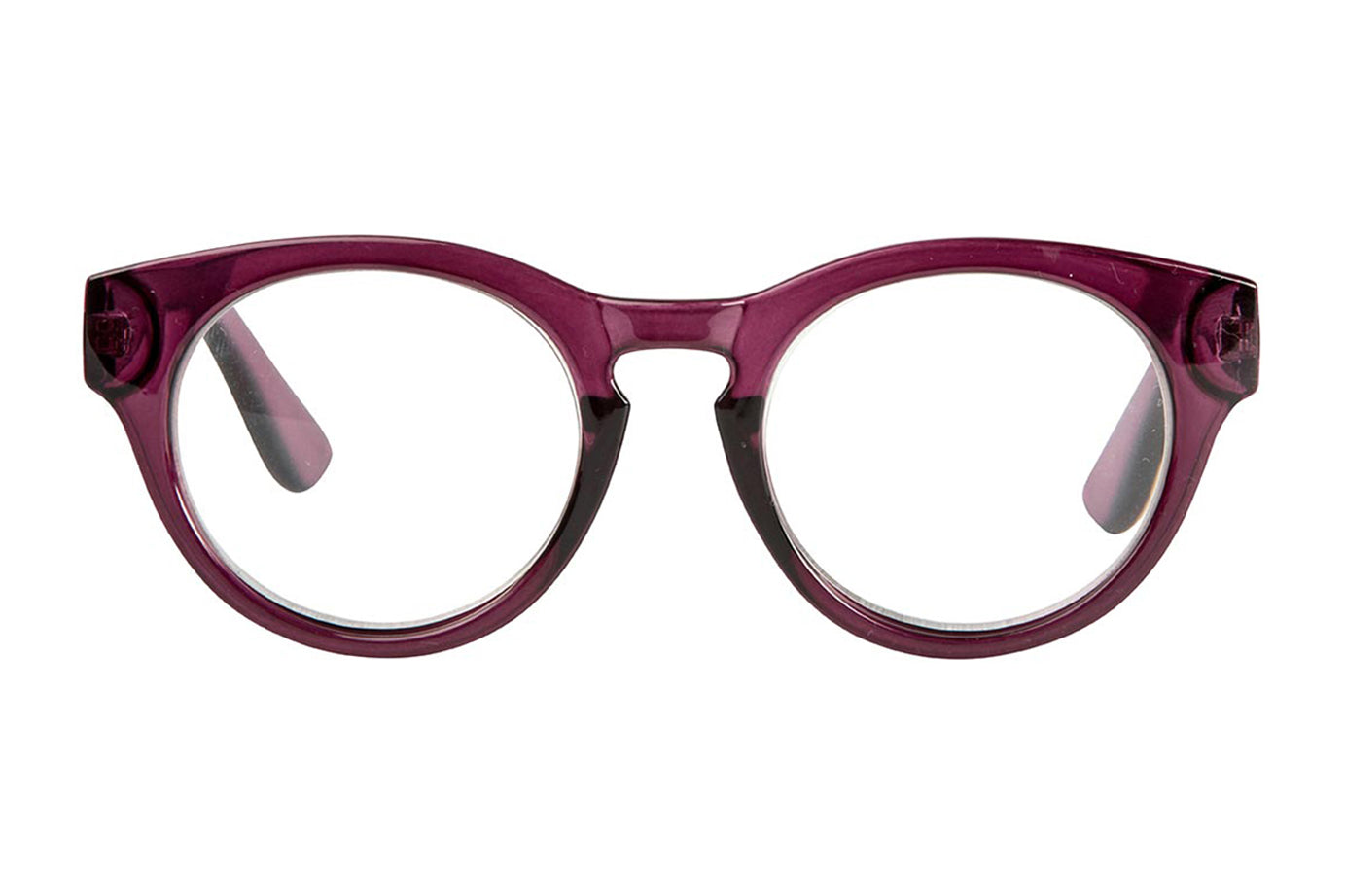 GEORGIA Transp. Purple Reading Glasses 40% RABATT