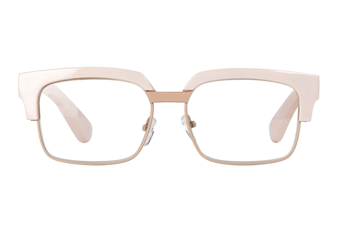 KATE solid nude-metallic Reading Glasses